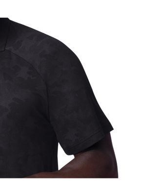 Men's Black Pittsburgh Steelers Baseline Raglan Polo Shirt