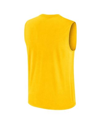 Jordan Men's Maize Michigan Wolverines Primetime Tricode Legend Performance Tank Top