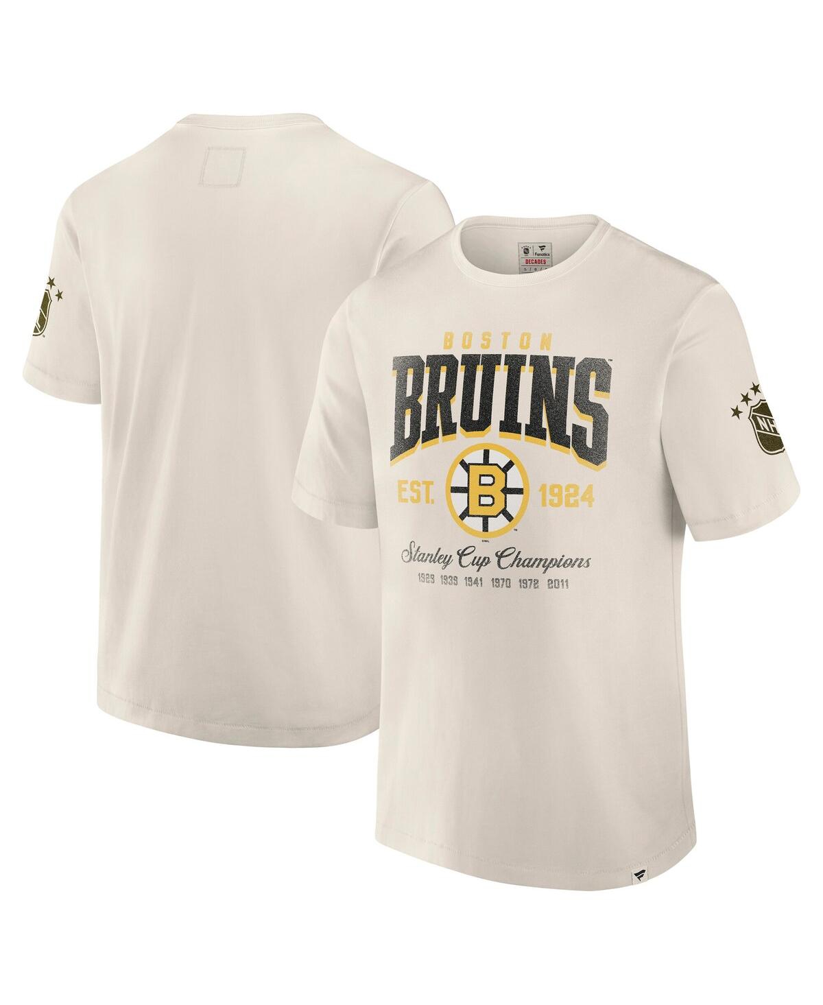 Men's White Boston Bruins Decades Collection Timeless T-Shirt - White
