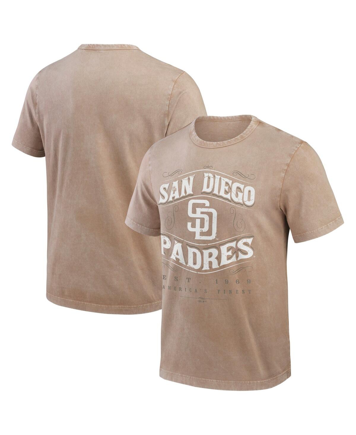 Darius Rucker Collection by Fanatics Men's Tan San Diego Padres Sun Faded T-Shirt - Tan