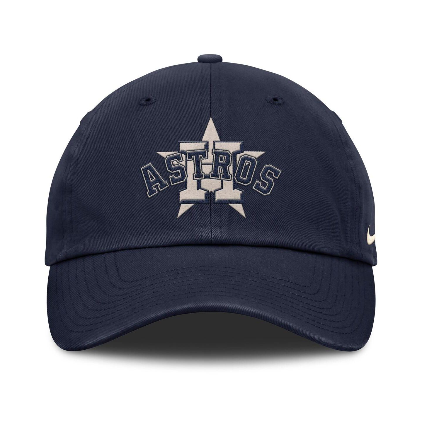 Мужская кепка Nike Navy Houston Astros Statement Club Adjustable Hat — фото 2