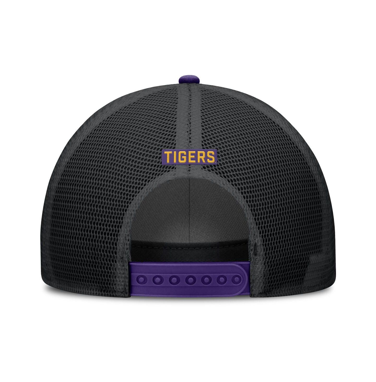 Мужская кепка Nike Purple LSU Tigers Rise Primetime Trucker Adjustable Hat — фото 4