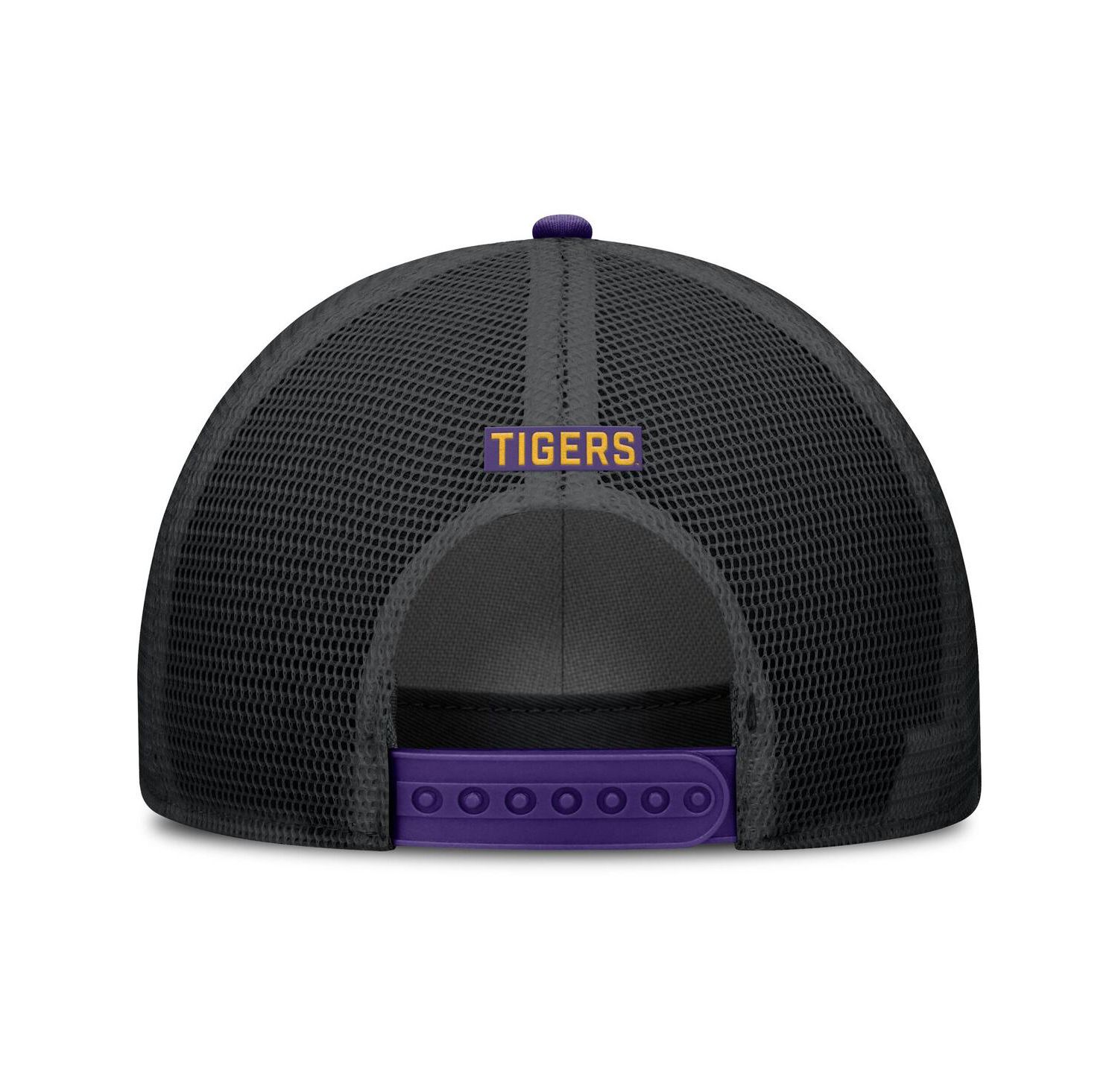 Men's Purple LSU Tigers Rise Primetime Trucker Adjustable Hat