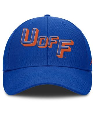 Men's Royal Florida Gators Slanted Primetime Rise Performance Adjustable Hat