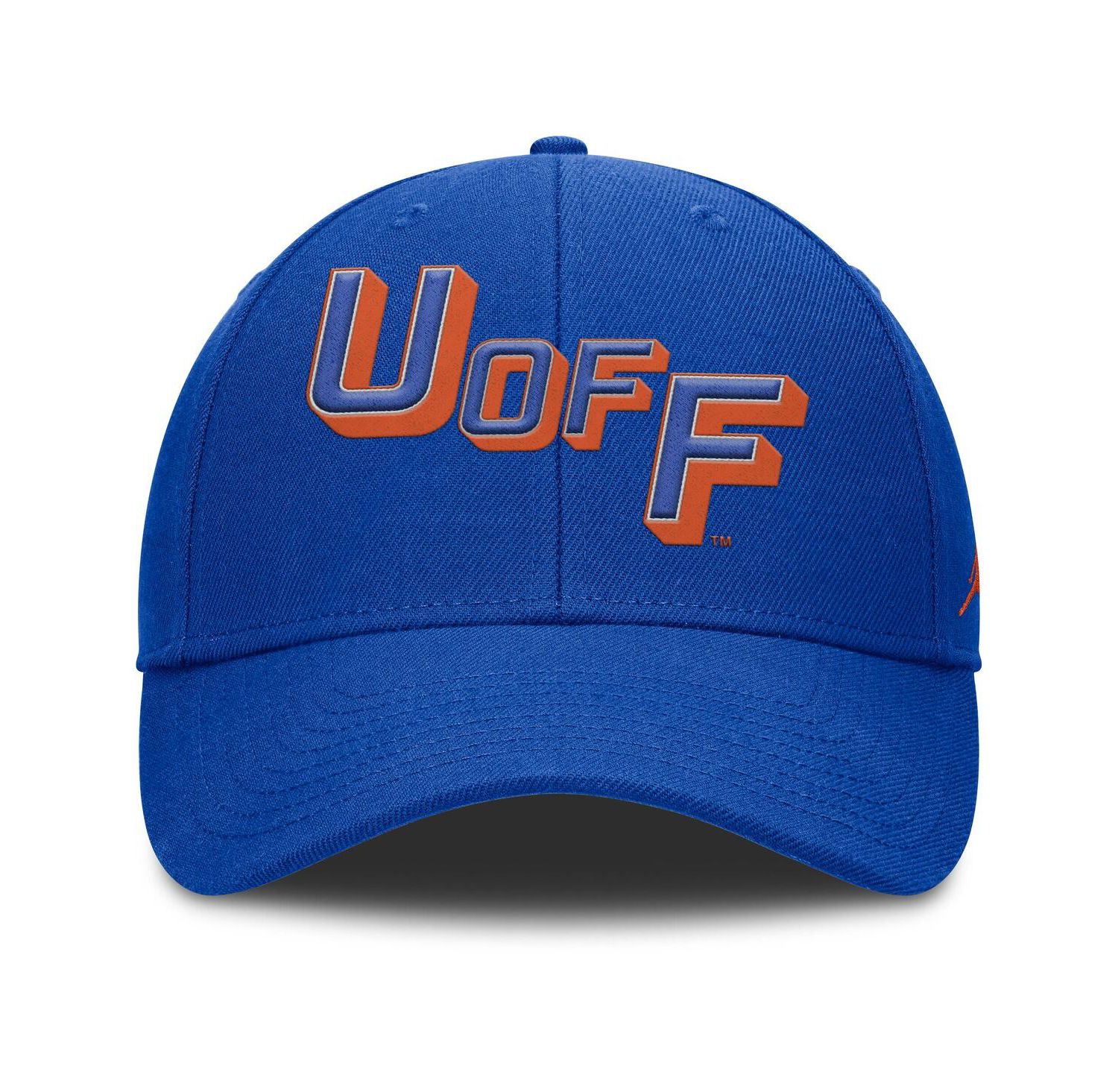 Men's Royal Florida Gators Slanted Primetime Rise Performance Adjustable Hat