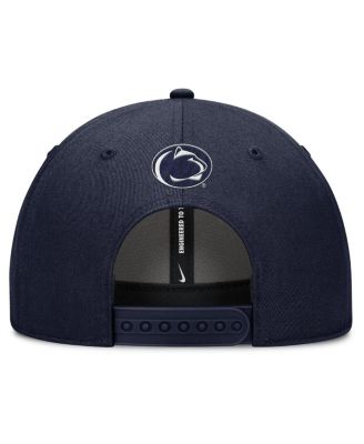 Men's Navy Penn State Nittany Lions Slanted Primetime Rise Performance Adjustable Hat