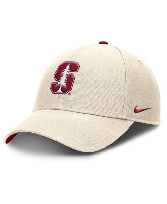 Nike - Men's Natural Stanford Cardinal Rise Primetime Performance Trucker Adjustable Hat