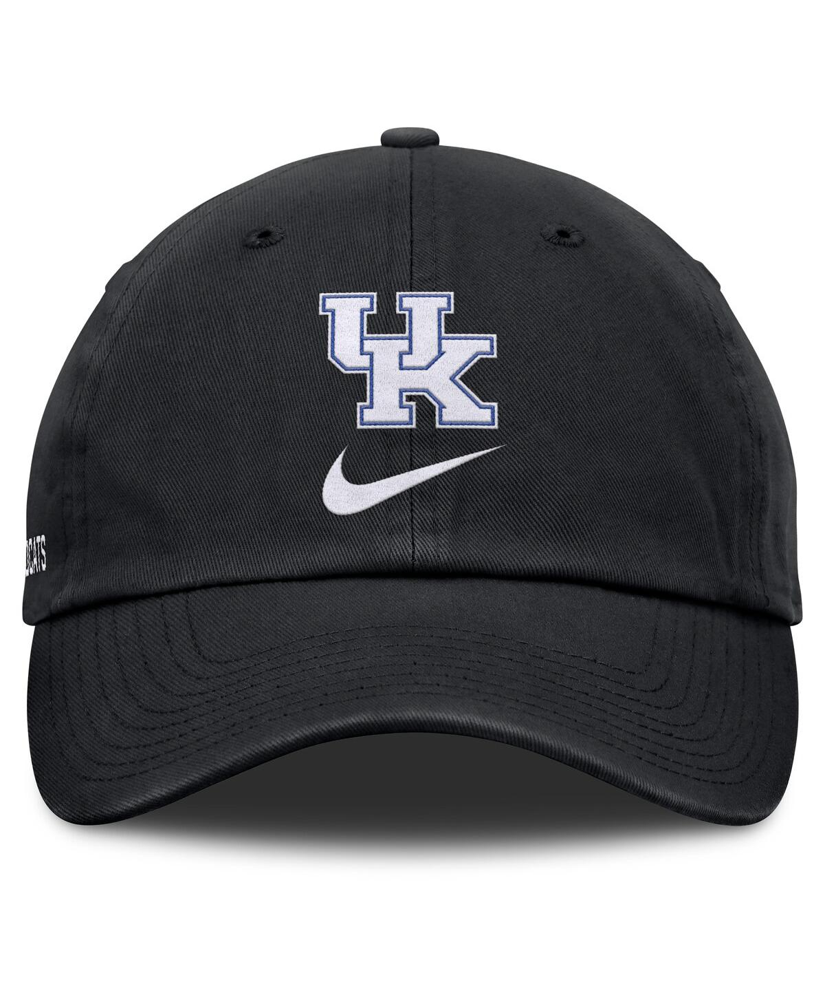 Nike Men's Black Kentucky Wildcats Primetime Club Adjustable Hat In Black