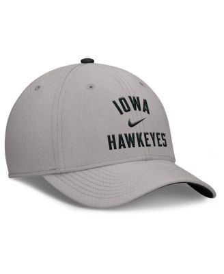 Men's Gray Iowa Hawkeyes Rise Prep Performance Flex Hat