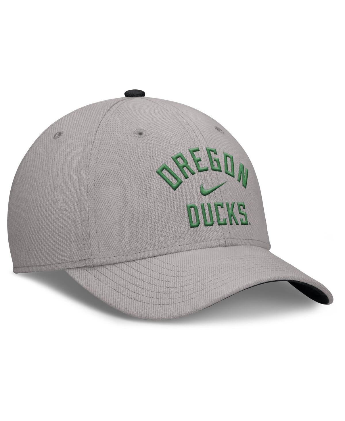 Nike Men's Gray Oregon Ducks Rise Prep Performance Flex Hat In Gray
