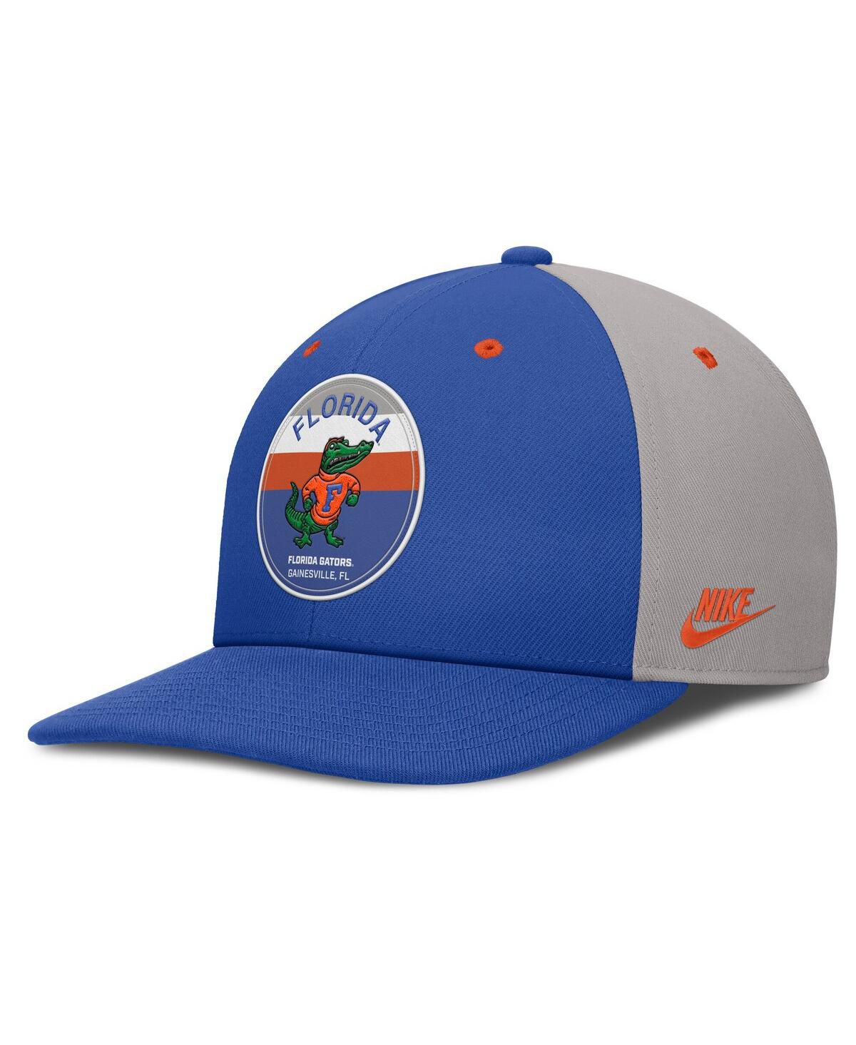Мужская кепка-снэпбэк Florida Gators Prep Pro Performance королевского/серого цвета