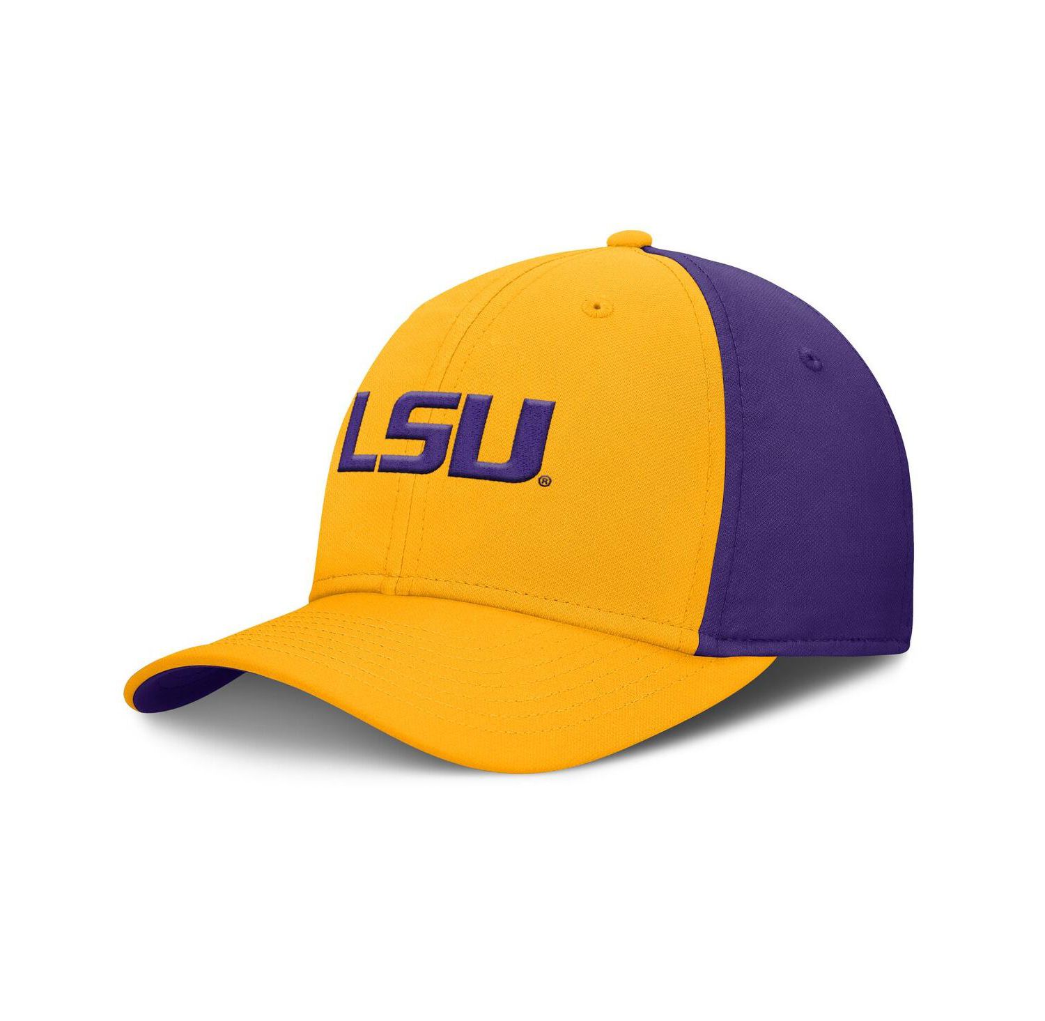 Men's Gold/Purple LSU Tigers 2025 Sideline Rise Local Performance Flex Hat