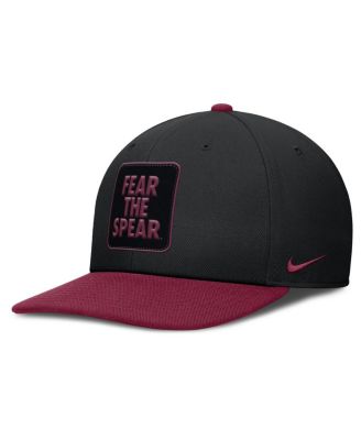 Nike - Men's Black/Garnet Florida State Seminoles 2025 Sideline Campus Pro Local Snapback Hat