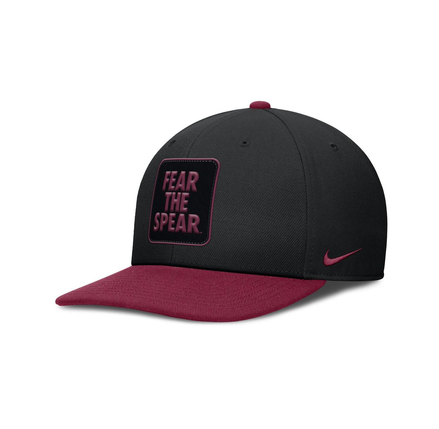 Men's Black/Garnet Florida State Seminoles 2025 Sideline Campus Pro Local Snapback Hat
