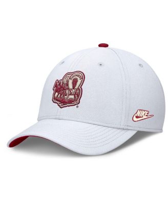 Nike - Men's White Oklahoma Sooners Legacy Rise Performance Flex Hat