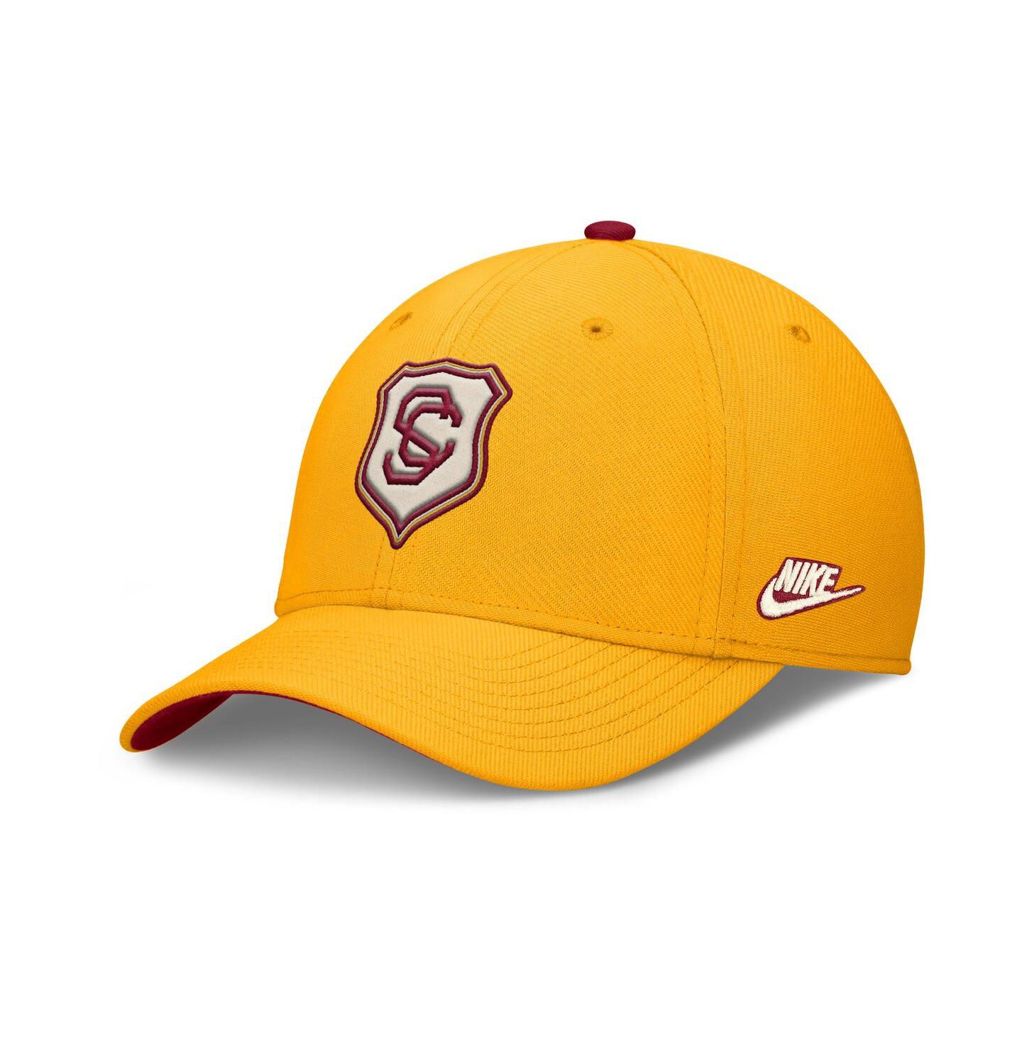 Мужская кепка Nike Gold USC Trojans Legacy Rise Performance Flex Hat — фото 1