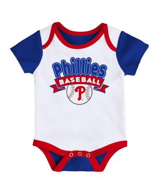 Newborn 2-Pack Philadelphia Phillies Triple Hit Bodysuit Set