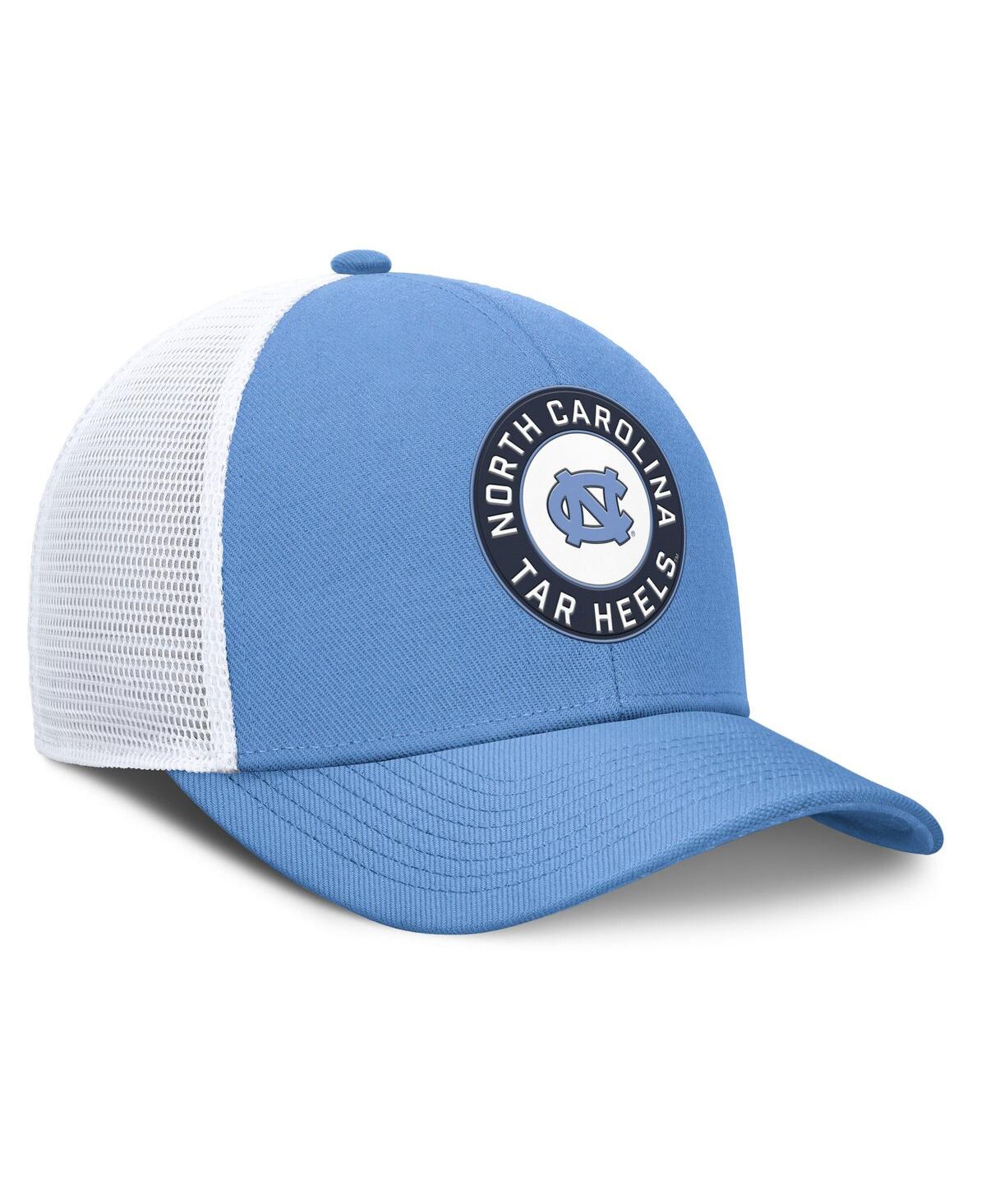 Jordan Men's Light Blue/white North Carolina Tar Heels Rise Primetime Performance Trucker Adjustable Hat In Multi