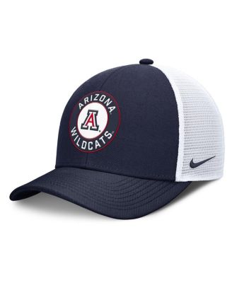 Nike - Men's Navy/White Arizona Wildcats Rise Primetime Performance Trucker Adjustable Hat