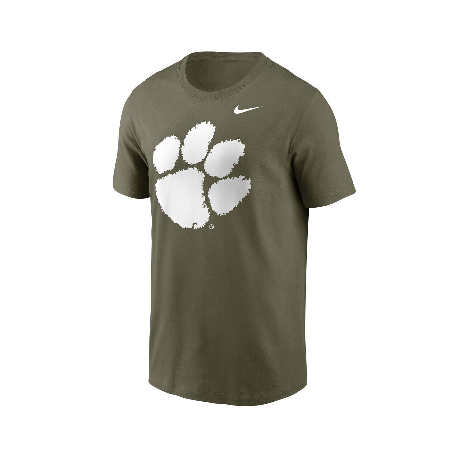Men's Olive Clemson Tigers Primetime Logo Performance T-Shirt