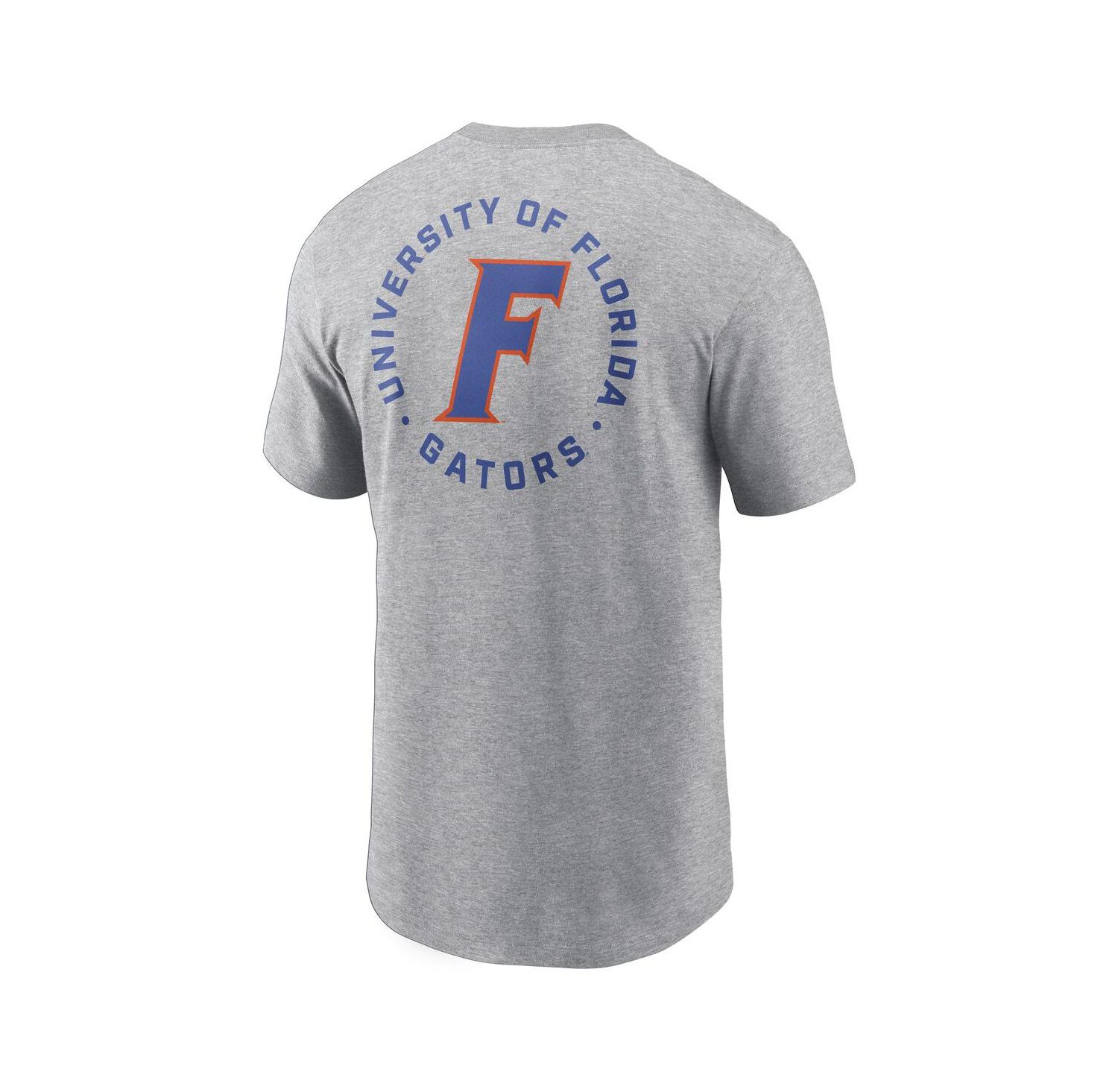 Men's Heather Gray Florida Gators Campus 2-Hit T-Shirt