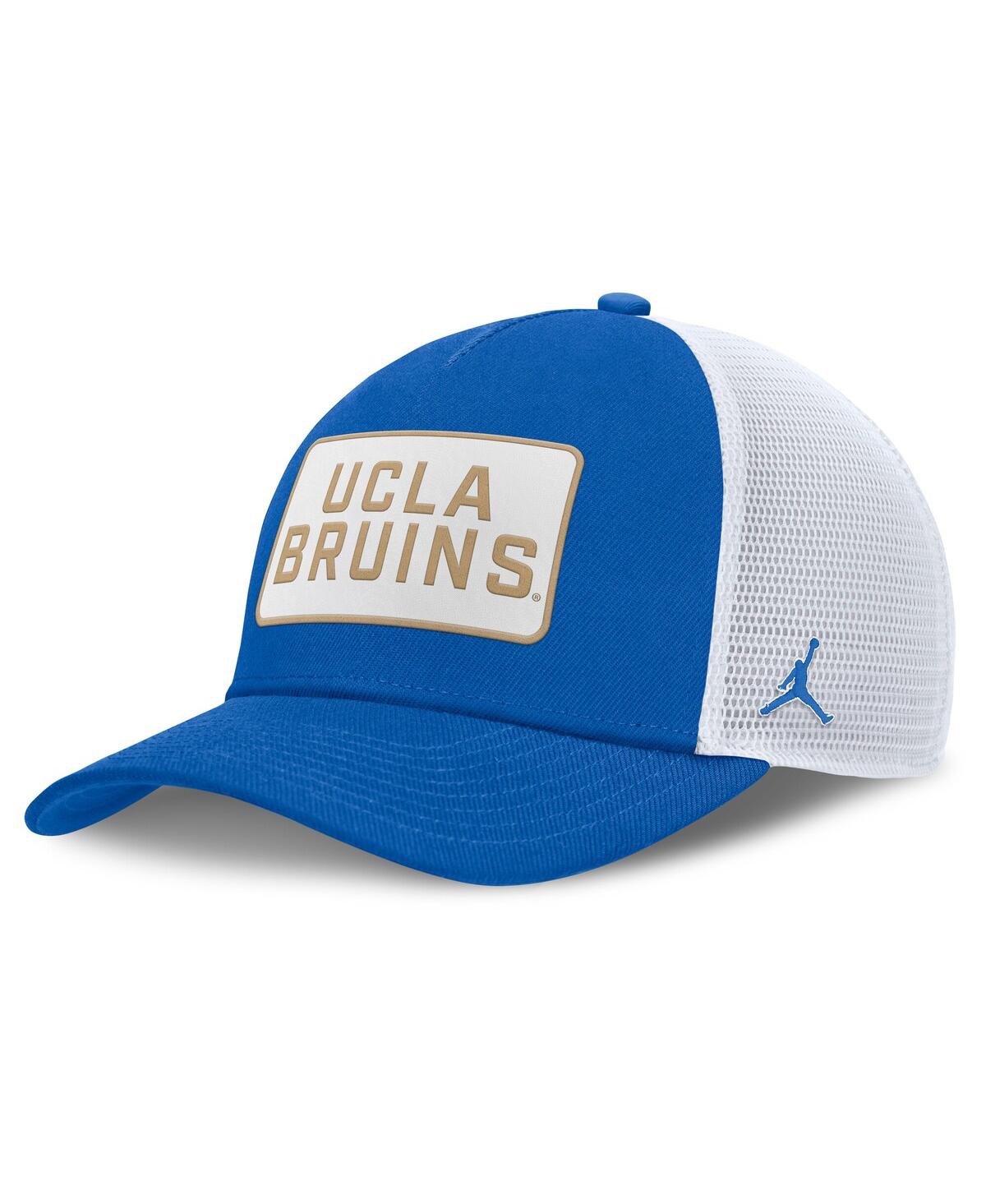 Men's Blue/White Ucla Bruins 2025 On-Field Rise Patch Trucker Adjustable Hat - Blue, White