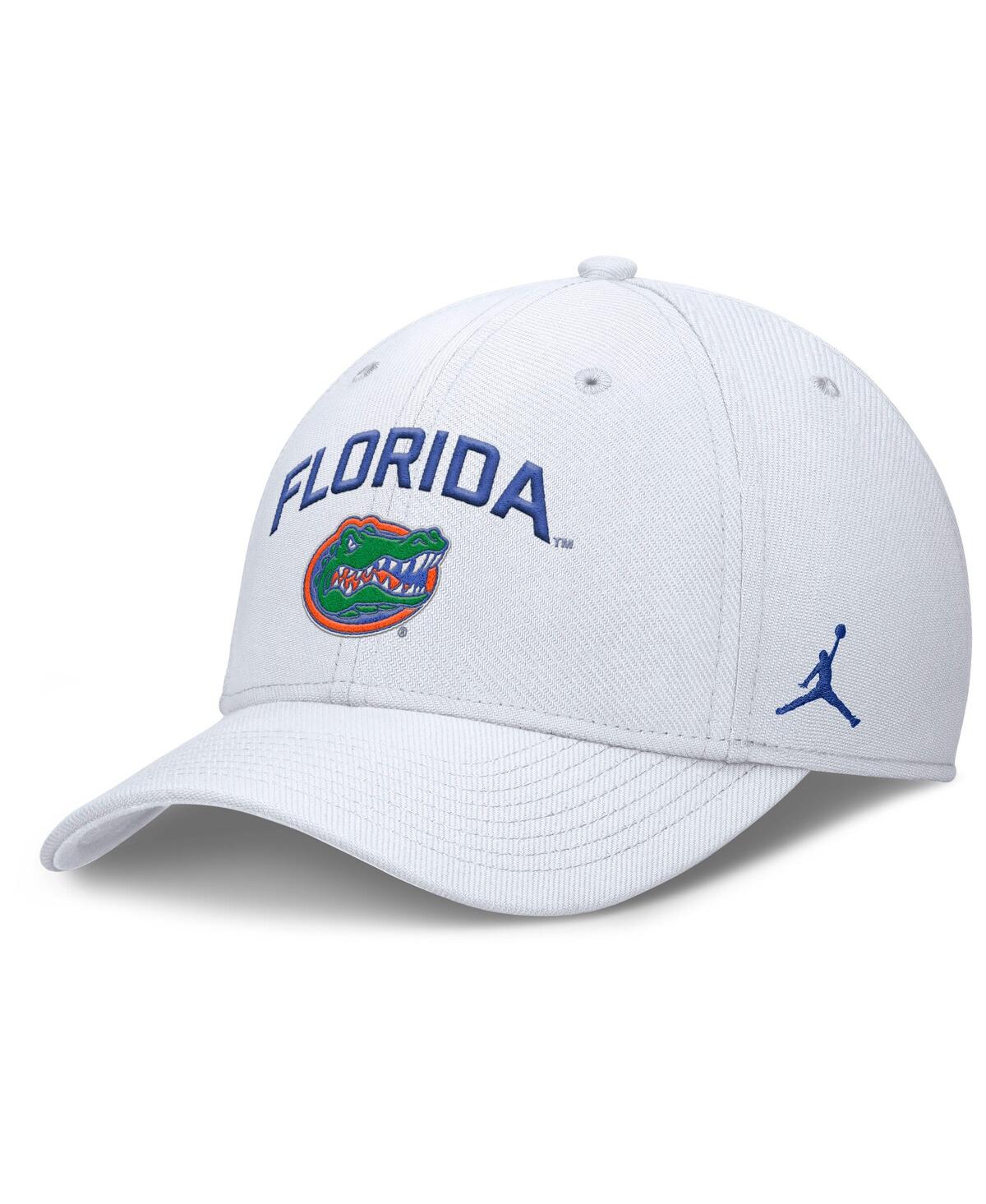 Men's White Florida Gators 2025 On-Field Rise Performance Flex Hat - White