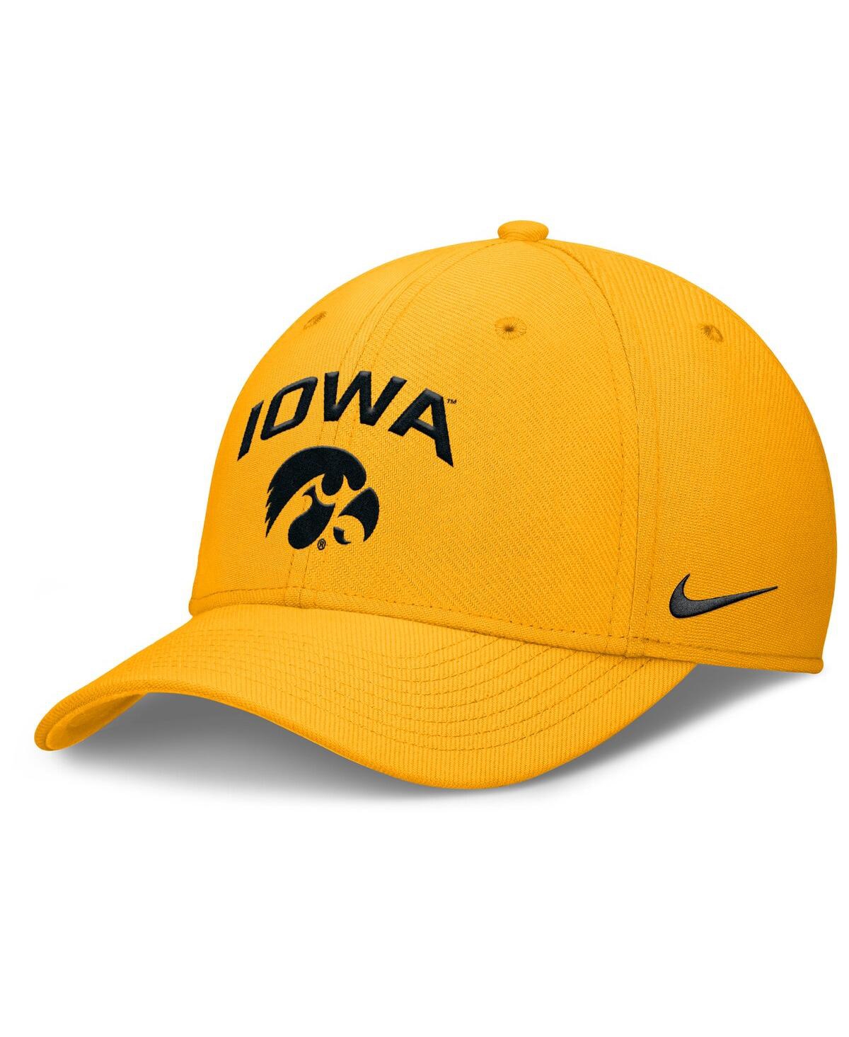 Men's Gold Iowa Hawkeyes 2025 On-Field Rise Performance Flex Hat - Gold