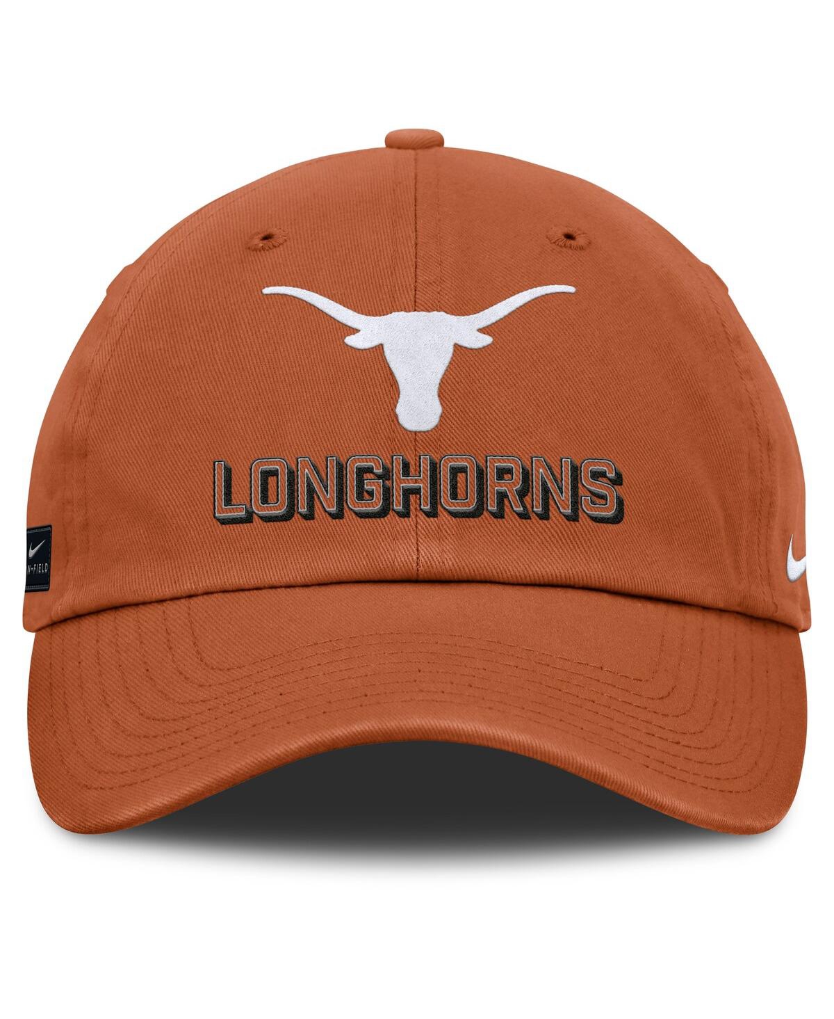 Nike Texas Orange Texas Longhorns 2025 On-field Club Adjustable Hat In Orange