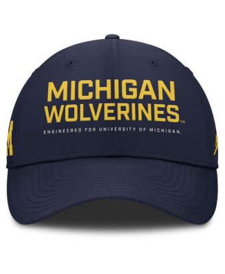 Men's Navy Michigan Wolverines 2025 On-Field Gameday Club Adjustable Hat