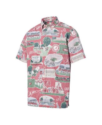 Men's Crimson Alabama Crimson Tide Scenic Button-Down Shirt