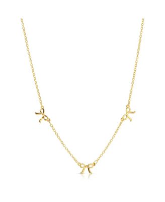 Beautiful Bows - 3 Bow Necklace - Gold