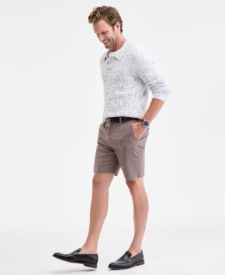 Men's Regular-Fit Checked Plaid 9" Shorts, Macy's Exclusive
