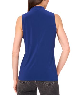 売れ筋商品|||ヴィンスカムート カットソー トップス レディース Women's Crossover Wrap-Front Sleeveless Top Rich Black Vince Camuto Women's Crossover Wrap-Front Sleeveless Top