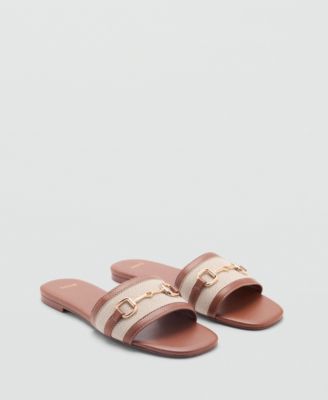 MANGO - Women's Buckle Strap Sandals