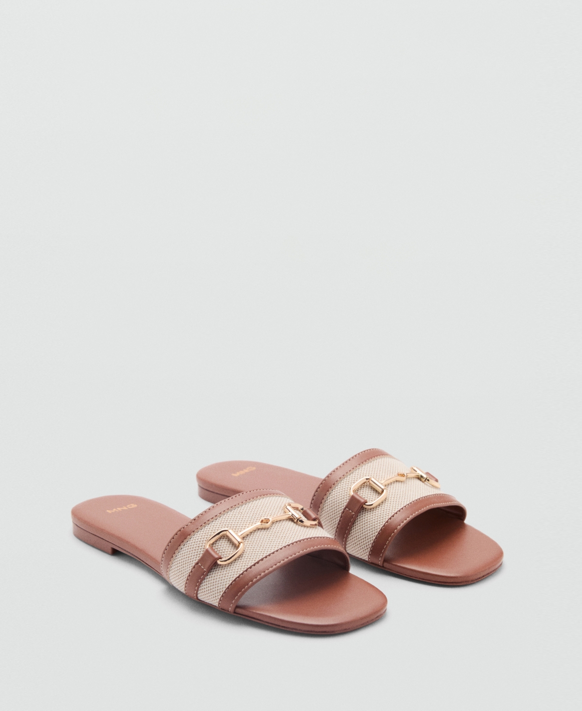 Women's Buckle Strap Sandals - Leather