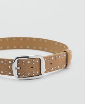 Women's Studs Suede Belt