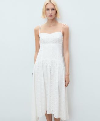 Women's Cutwork Midi Dress