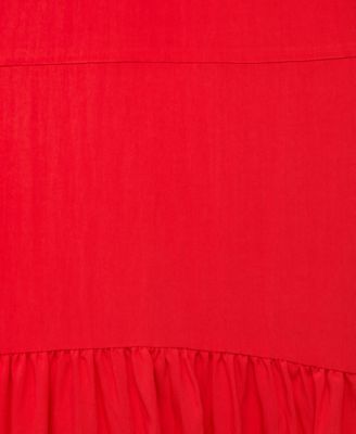 Women's Ruched Hem Long Dress