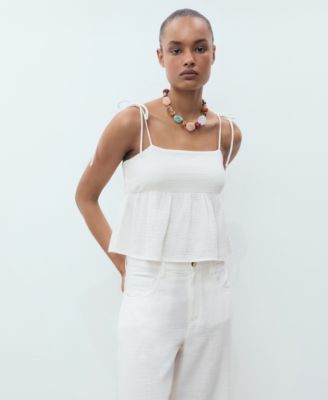 Women's Straight-Fit Cotton Pants