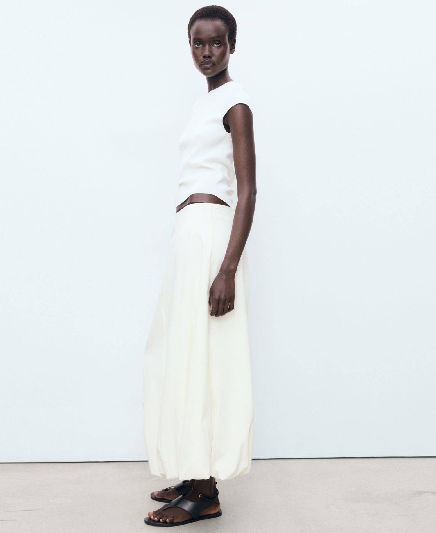 Women's Long Balloon Skirt