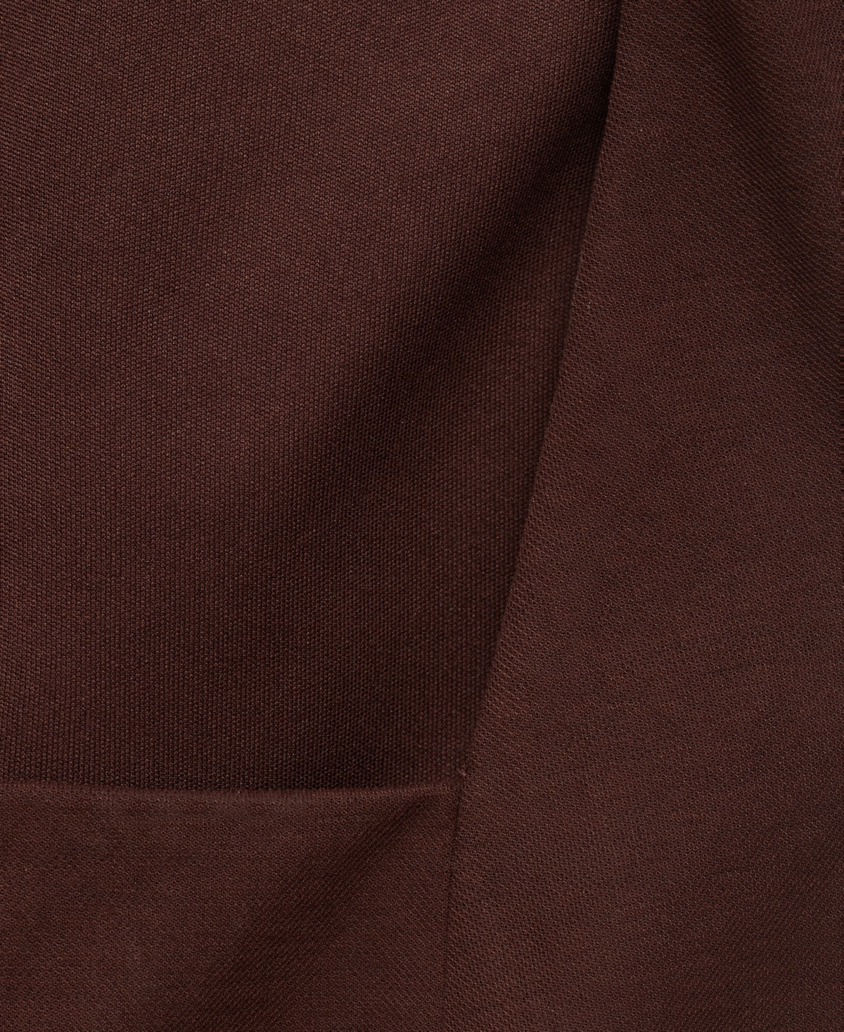 Mango Buttons Cotton Top Chocolate In Brown