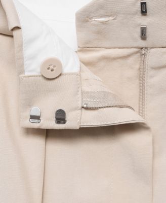 Women's Pleated Tailored Shorts