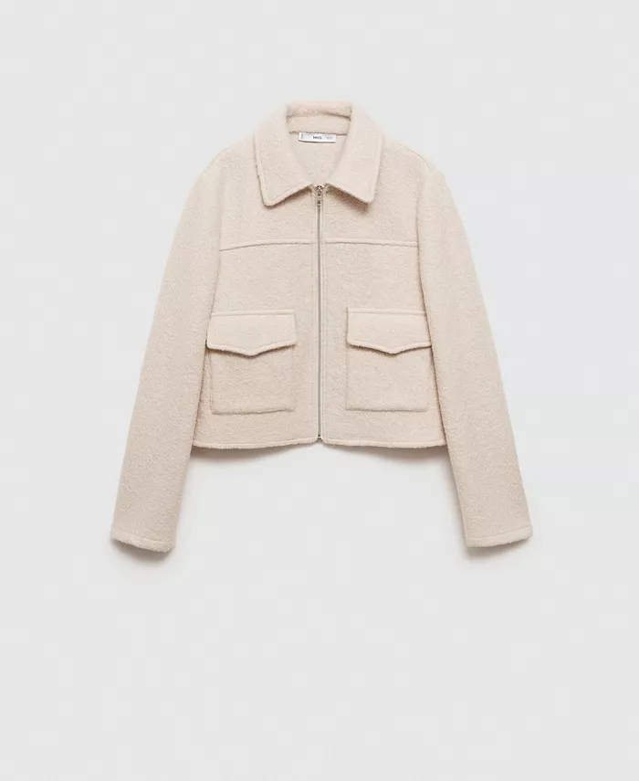 Women's Pockets Wool Jacket