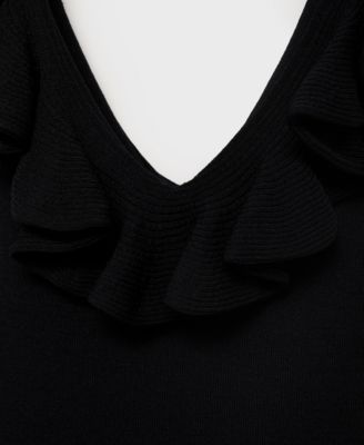 Women's Ruffle Knit Top