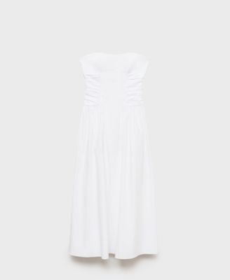 Women's Strapless Midi Dress