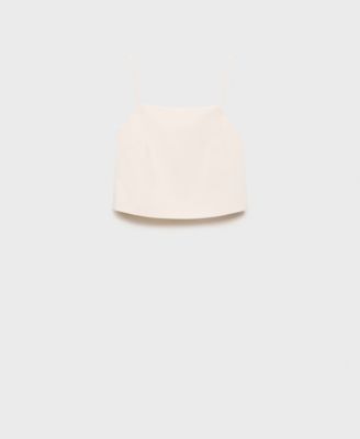 Women's Buttoned Crop Top