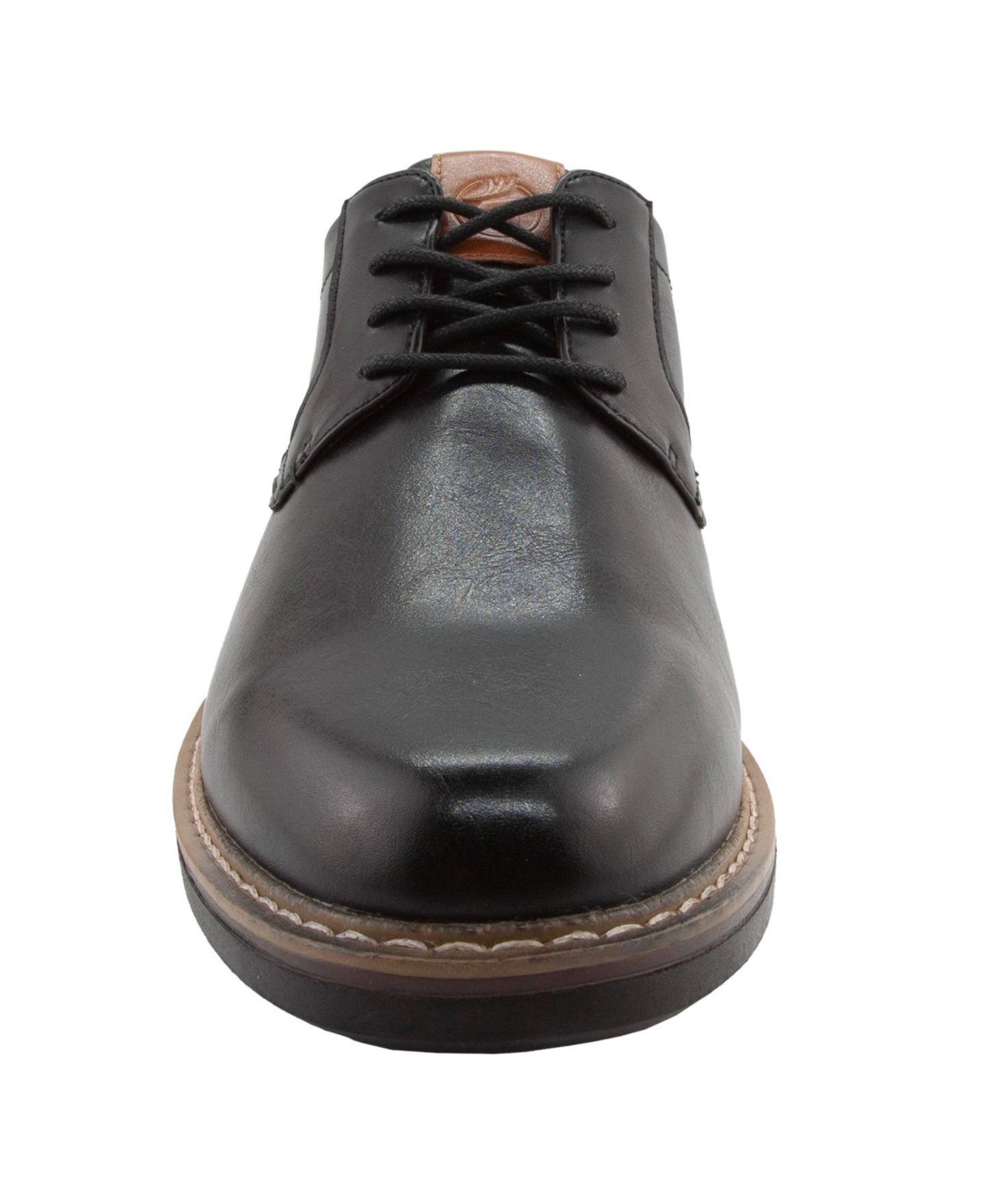 Deer Stags Men's Belmont Comfort Lace Up Dress Oxford, цвет: Чёрный — фото 4