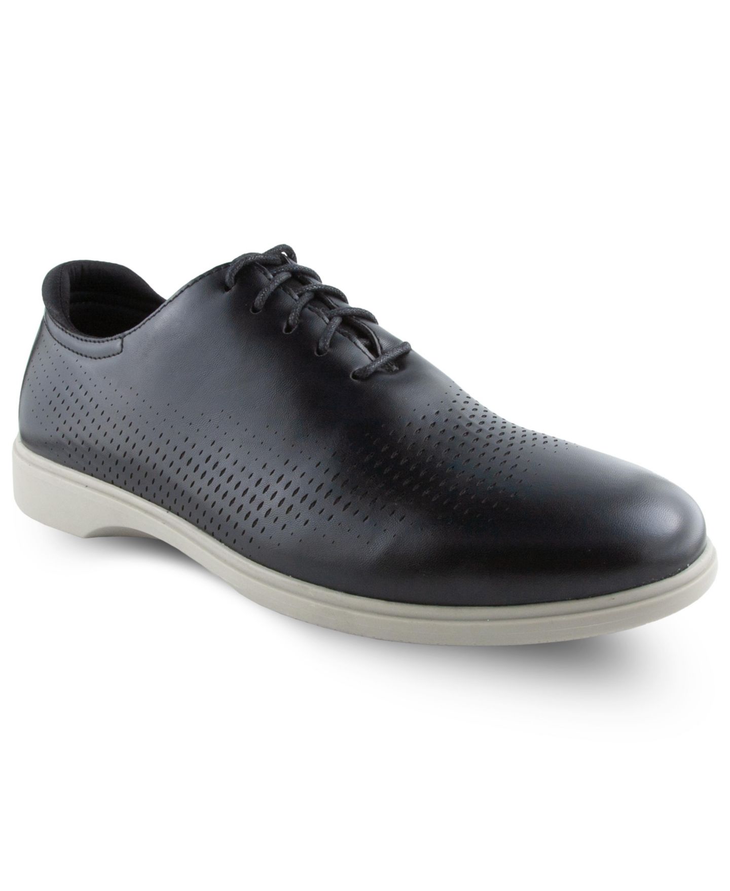 Deer Stags Men's Valencia Comfort Perforated Dress Oxford, цвет: Чёрный — фото 1