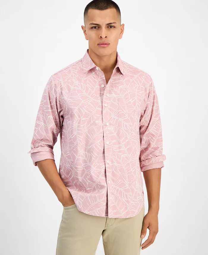 Men's Feather Skies Cotton Chambray Shirt - thumbnail 5